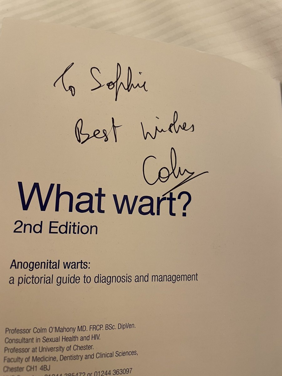 Have had the most brilliant of days at the Eagles Leadership course  @TheKingsFund @ViiVHC, LoveGUM & CWP+ It will take a while to wipe the smile from my face after meeting so many of the legends in my specialty & even getting a signed book from one of them! 😀