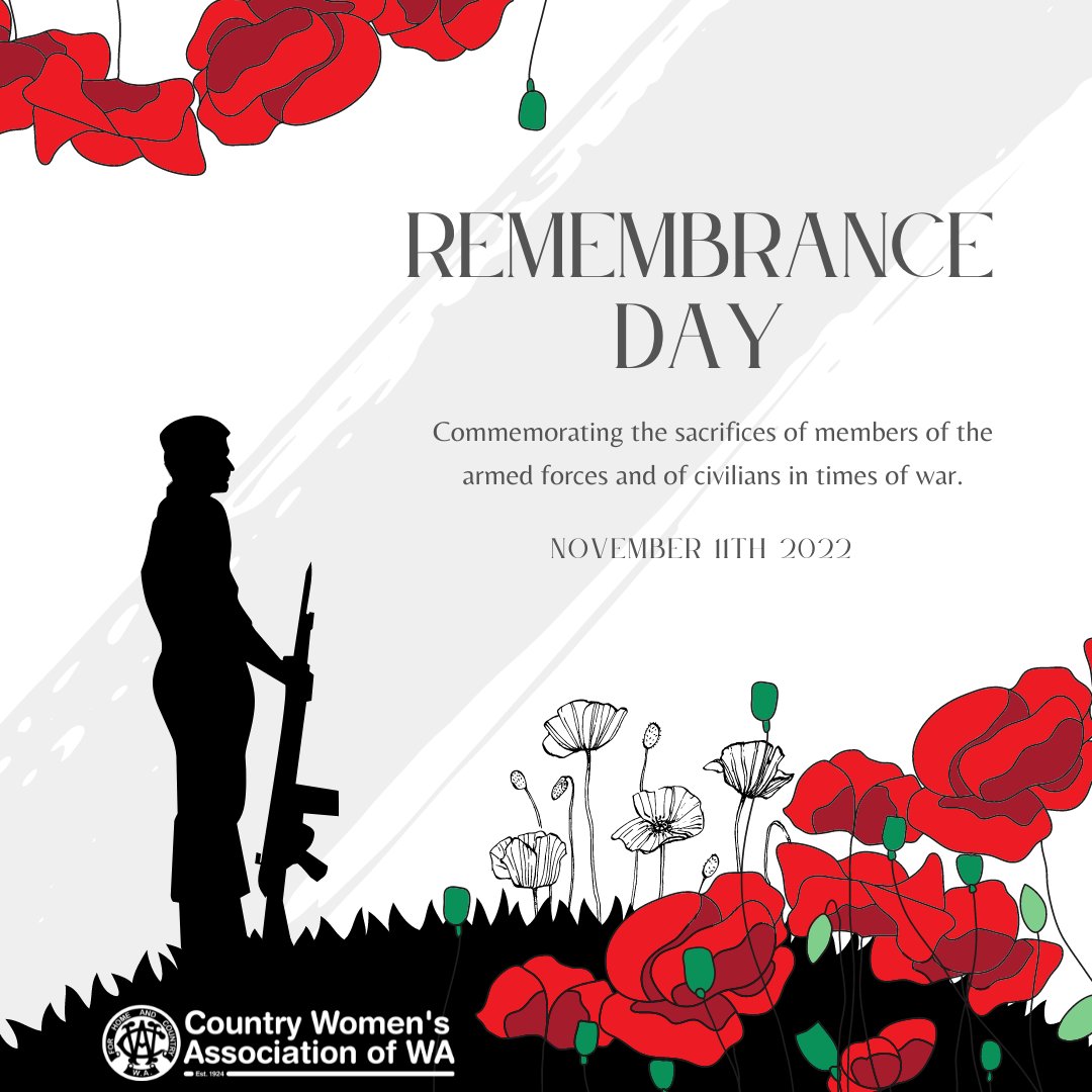 Our nation stands in silent reflection for one minute at 11 AM on 11 November each year to commemorate and honour the courage and sacrifice of all Australians who have served their country.
#rememberanceday2022 #LestWeForget #WeRememberThem