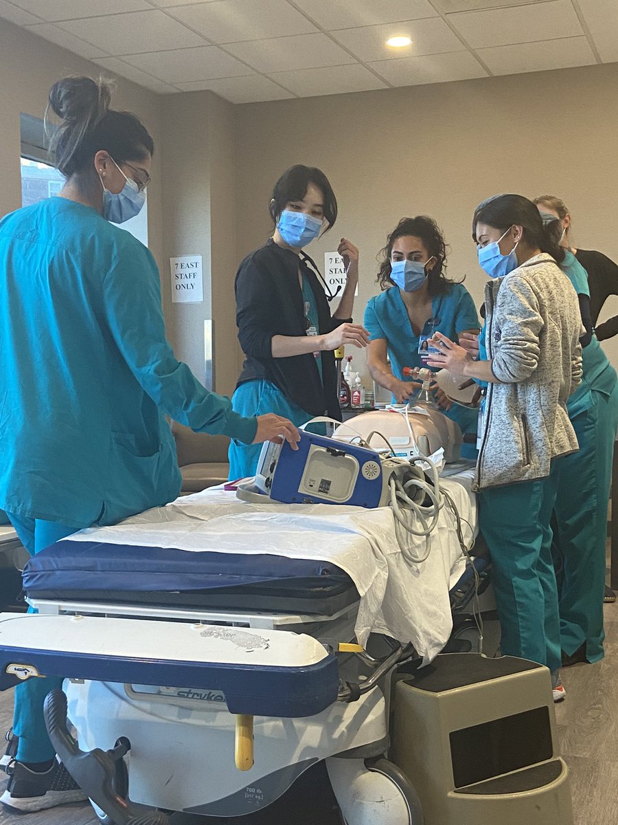 #AlwaysReady on 7East through #simulations and practice practice practice to #always provide excellent #nursingcare. Thanks to our amazing resources today! <a href="/BethOliverVP/">Beth Oliver</a>