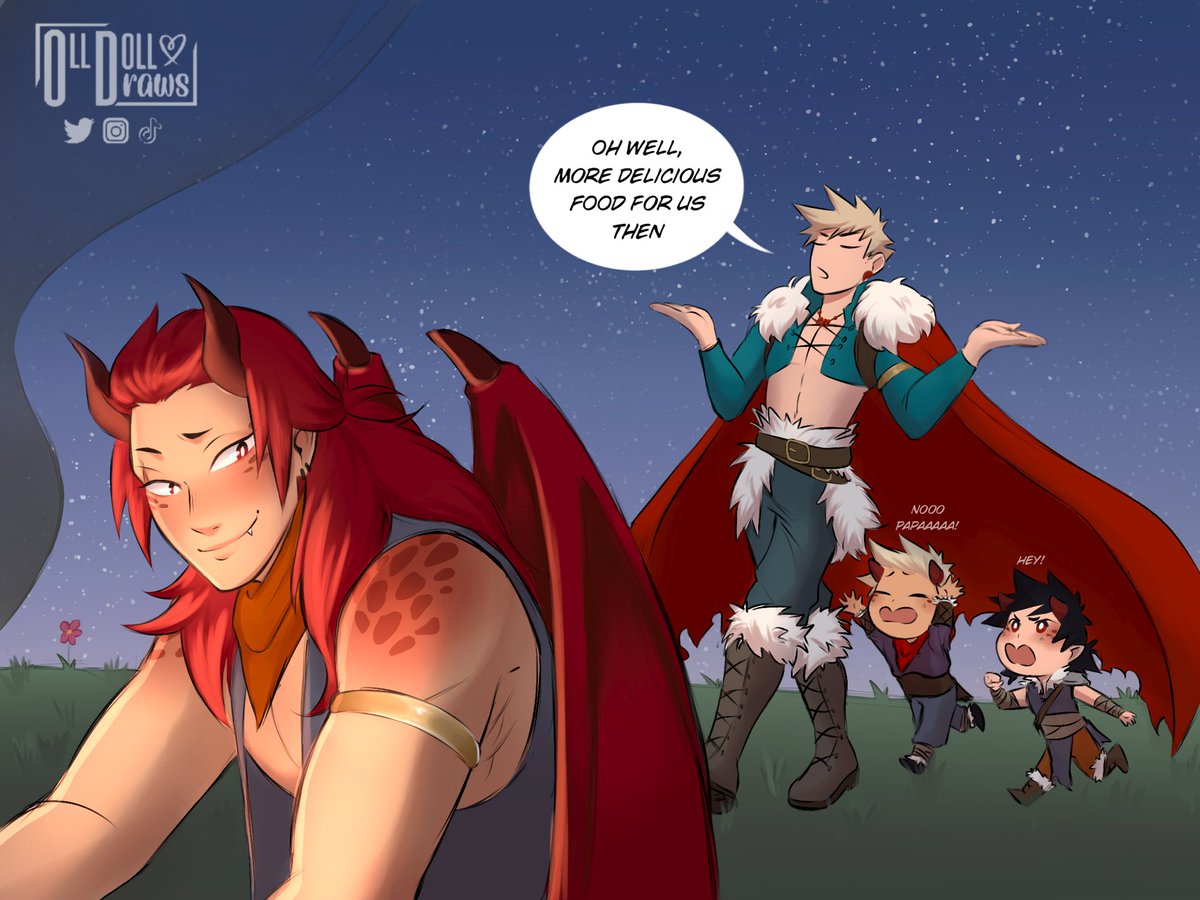 I just think that krbk fantasy au dads