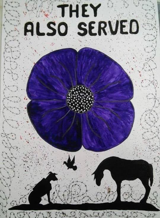 PCHowardLtd's tweet image. 🐾💜🐾

Also today we remember all the animals of war who paid the ultimate sacrifice

#AnimalsOfWar #LestWeForget   #WeWillRememberThem