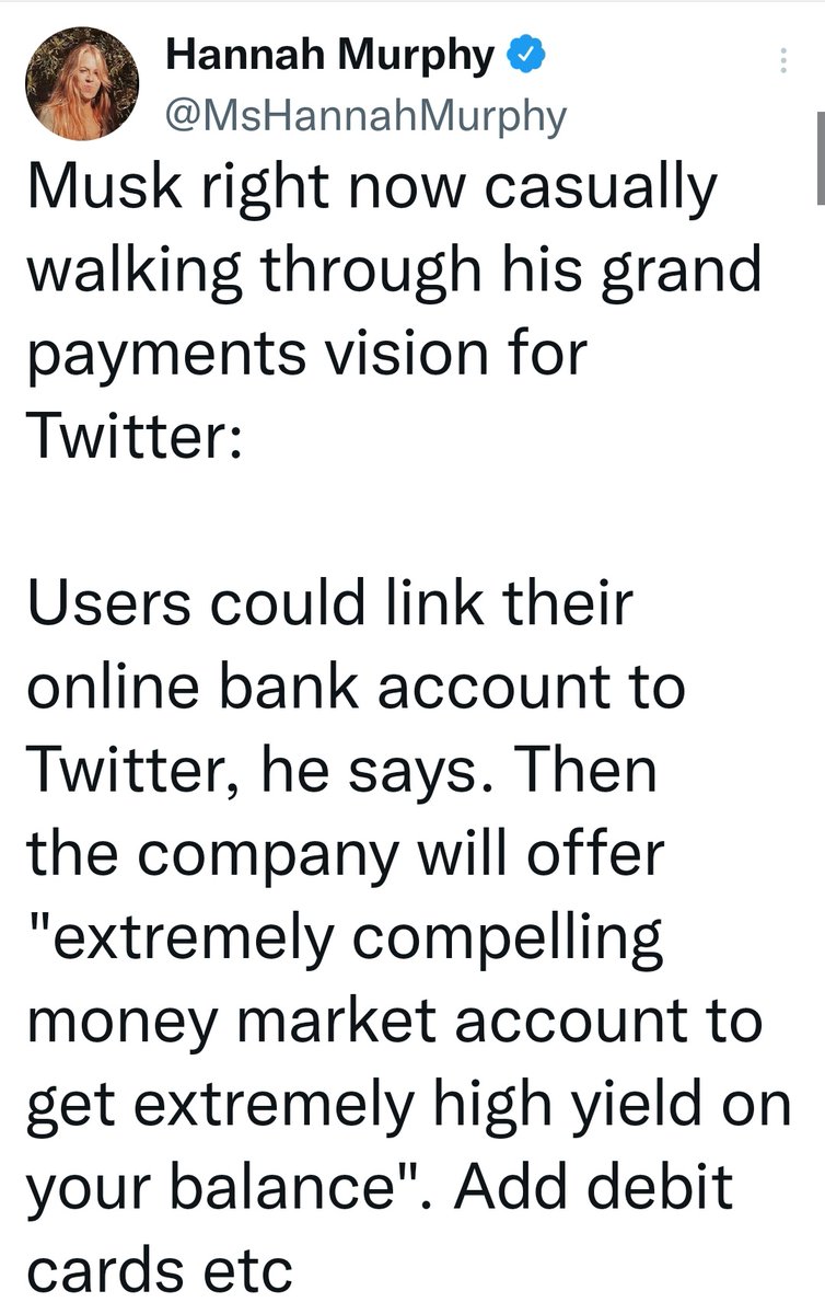 MisterBlok's tweet image. Update #TwitterCollapse:
- Musk wil Twitter een bank maken nadat hij de mensen die voor veiligheid en privacy zorgen ontsloeg
- VS gaat kijken naar de acquisitie
- Blauw vinkje is nu grijs vinkje, maar alleen overheden krijgen die
- Musk weet niet hoeveel geld Twitter bloedt.