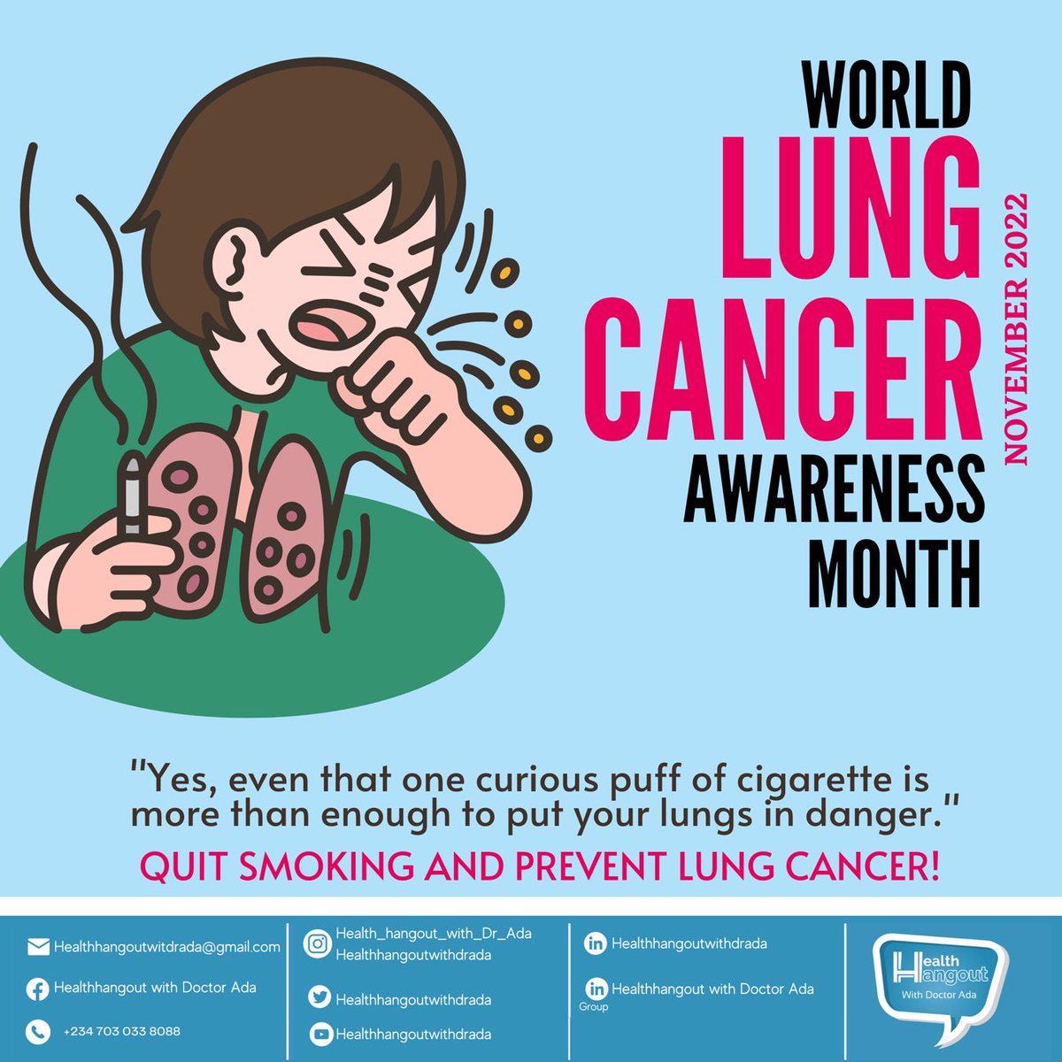 One set of lungs🫁

Yes, even that one curious puff of cigarette could put your lungs in danger.

Quit smoking and prevent lung cancer!

#worldlungcancerawarenessmonth #lungcancer #cancerprevention #lungcancerawarenessmonth #lunghealth #lungcancerawareness