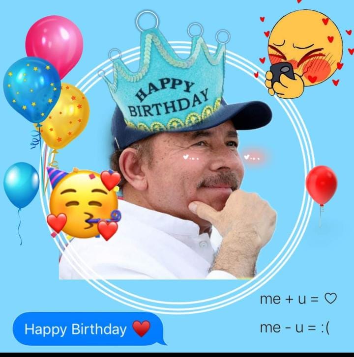 Hoy es un día muy especial porque nuestro Comandante y Jefe está de cumpleaños.
Feliz Cumpleaños Comandante Daniel Ortega.

#Daniel77TeQueremos 
#SomosRed