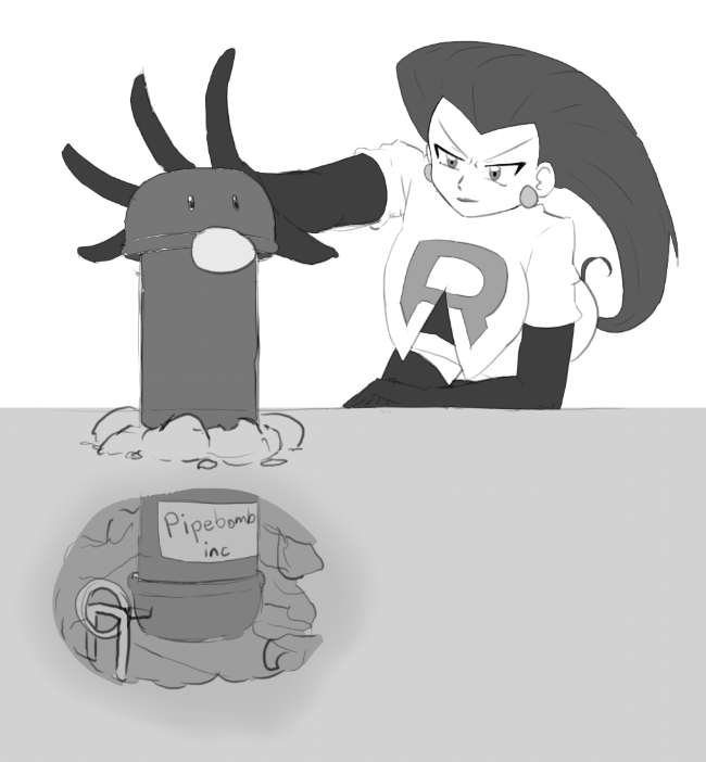 MoffBoi's tweet image. Here we go, blasting off again. #Pokemon #TeamRocket #Diglet #Jessie