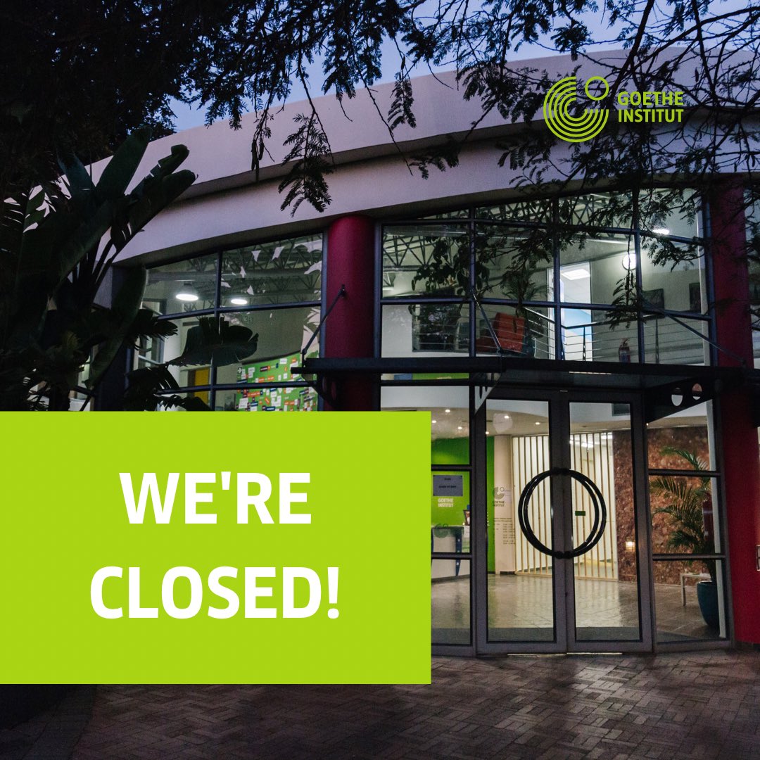 Please note that the Goethe-Institut &amp; Library will be closed today, 11 November 2022❗️