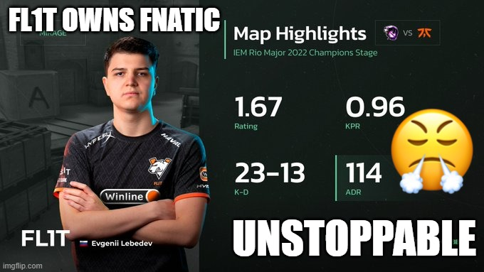 Fl1t was owning on the server today 😤