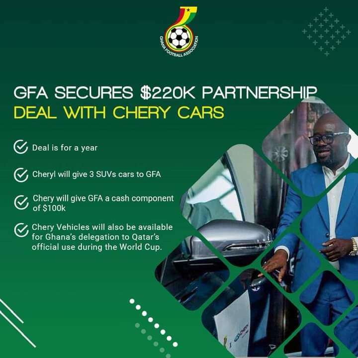borga_zaragoza's tweet photo. Ghana Football Association led Kurt E S Okraku secured 220K sponsorship deal. https://t.co/t5GM0bzvkL