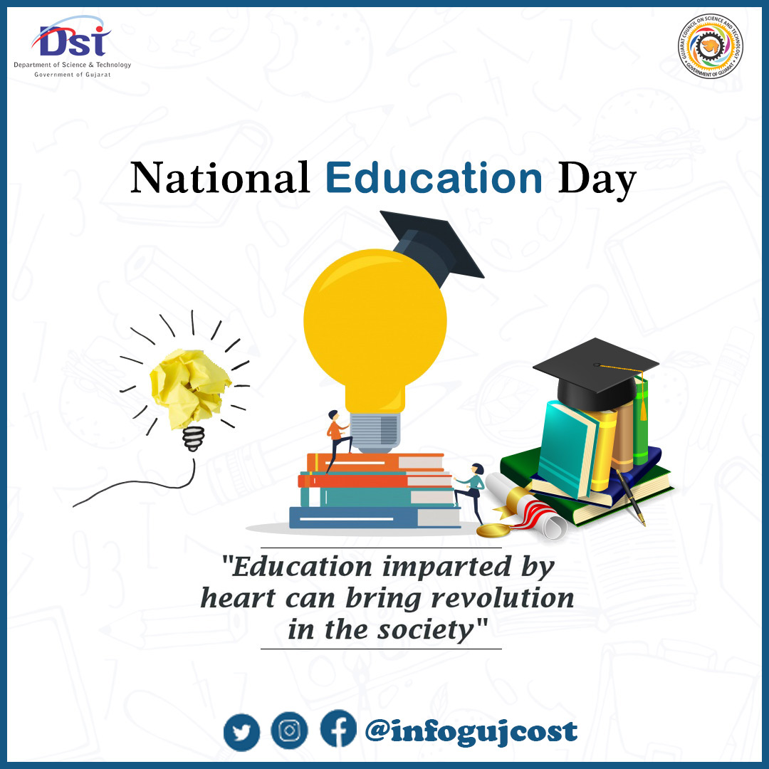 Happy National Education Day! #Education imparted by heart can bring #revolution in the #society. #NationalEducationDay #EducationDay #NationalEducationDay2022 #MaulanaAbulKalamAzad