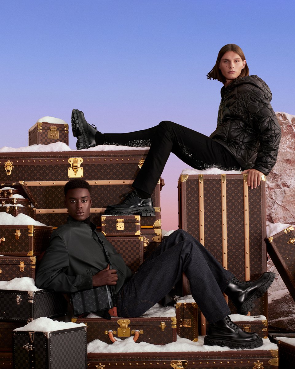 LouisVuitton's tweet photo. A boundless voyage. Explore #LouisVuitton’s beautifully crafted designs for men, from signature icons to seasonal favorites. See more #LVGifts ideas at https://t.co/fdbMo6hmY8. https://t.co/Or5UixnyBc