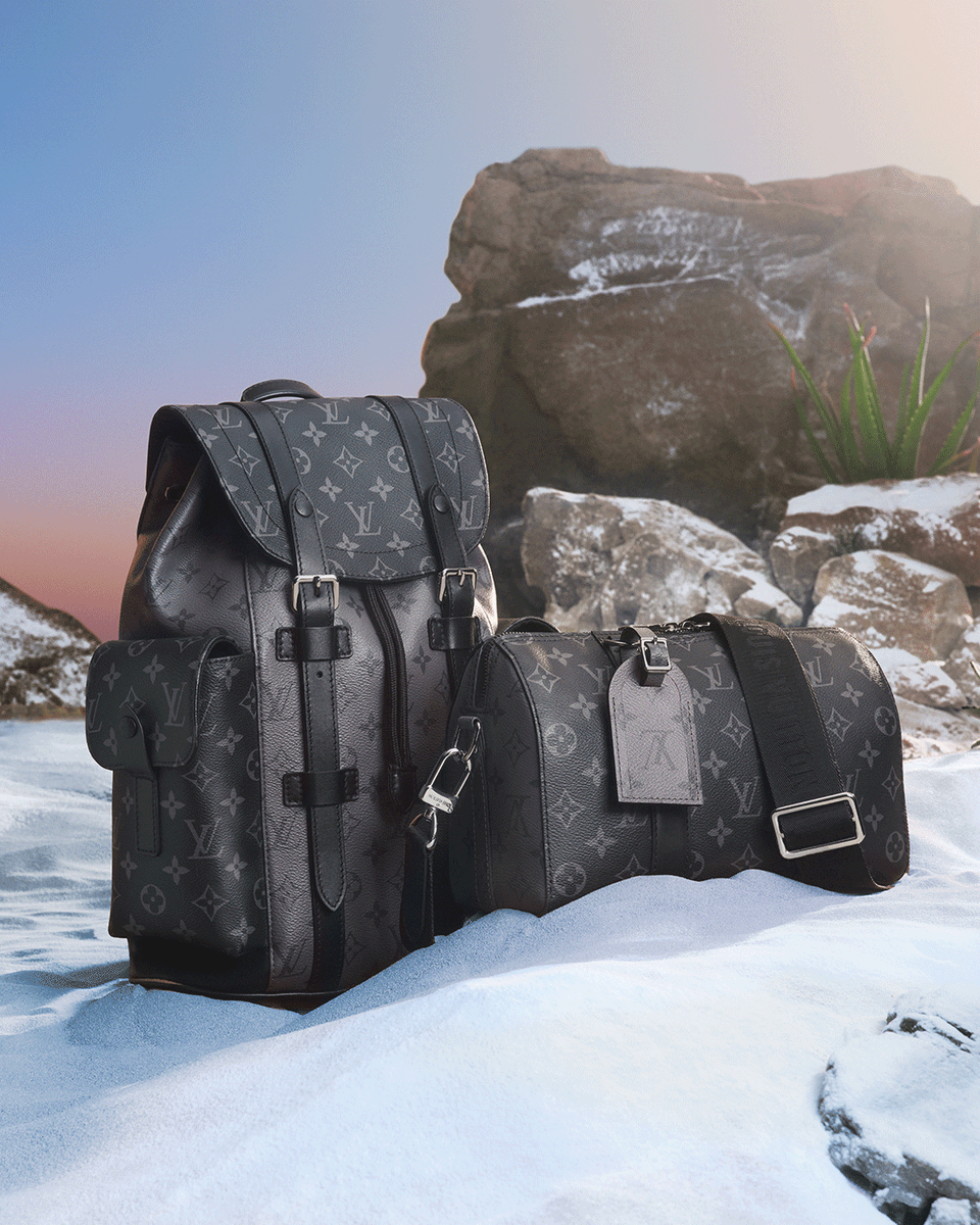 LouisVuitton's tweet photo. A boundless voyage. Explore #LouisVuitton’s beautifully crafted designs for men, from signature icons to seasonal favorites. See more #LVGifts ideas at https://t.co/fdbMo6hmY8. https://t.co/Or5UixnyBc