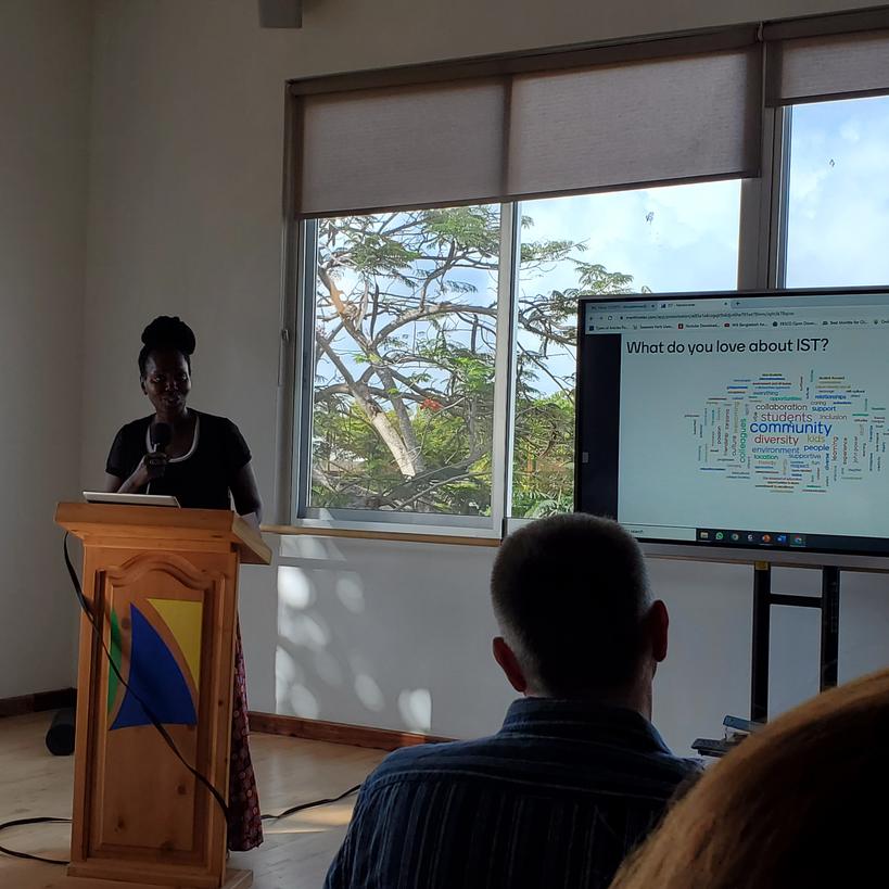 Inspired by Darlene Mutalemwa at today's IST faculty professional learning event. #istafricalearns We do make a difference in the lives of our students.