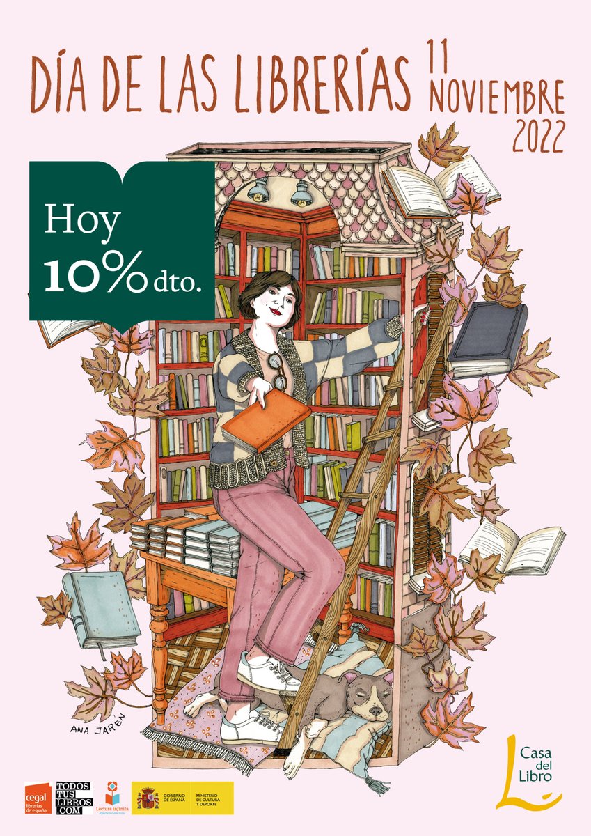 🎉📚¡¡¡Feliz #DíaDeLasLibrerías!!!📚🎉 Hoy celebramos lo que nos une, los libros y la lectura. Hoy te hacemos un 10% de #descuento en libros y eBooks y envío gratis sin pedido mínimo* 👉 bit.ly/3qpNo9s