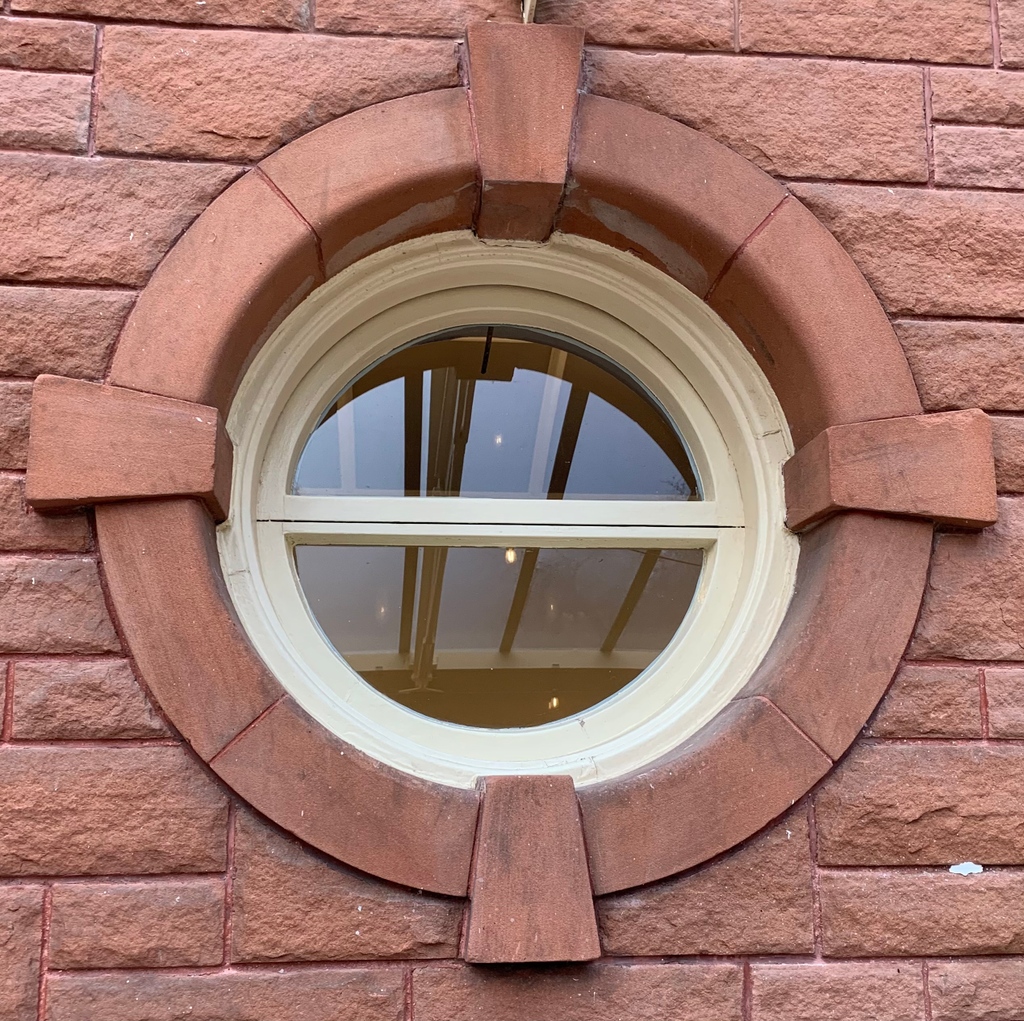 A teaser picture from next week's blog.  A great day out in Dumfries and Galloway, but who will be the first person to guess the location? #visitdumfriesandgalloway #hiddenscotland #scotland #dayout #historicbuilding #roundwindow #window #visitscotland #historicscotland #heritage
