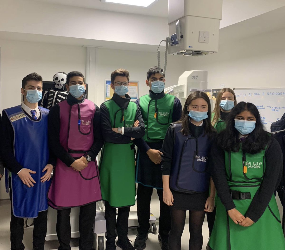 agsdyw's tweet photo. @GrammarAberdeen would like to thank Albyn Hospital for welcoming AGS pupils to their Radiography Open Event This week. Looking forward to future opportunities. @DYW_NorthEast #positivepathways https://t.co/biJvvMNgLt