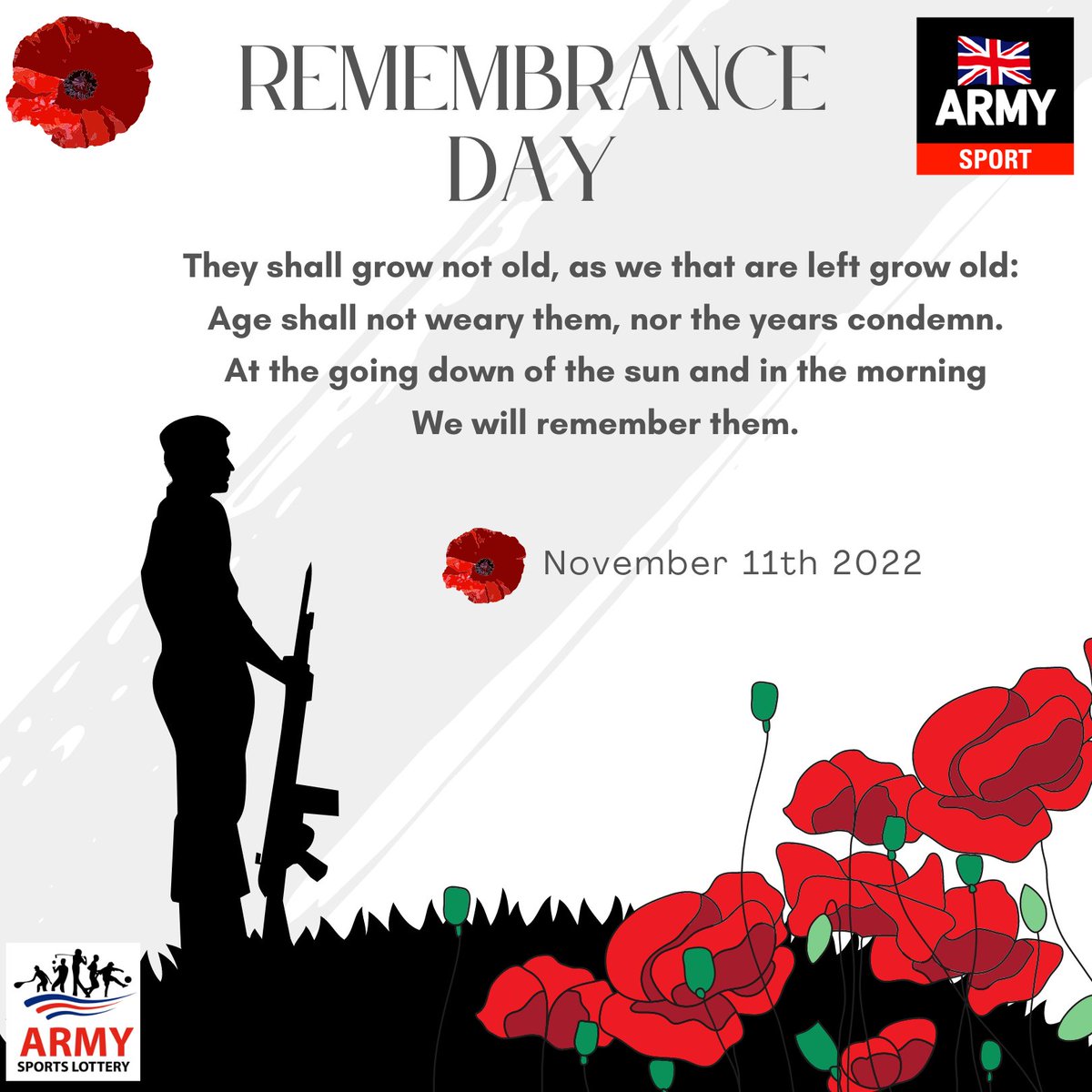 Today, as we should every day, we remember those who volunteered, sacrificed, served, fought, and died, for our freedom

We thank and salute you, as we salute those who still serve today.

"At the going down of the sun and in the morning, we will remember them"

#RemembranceDay