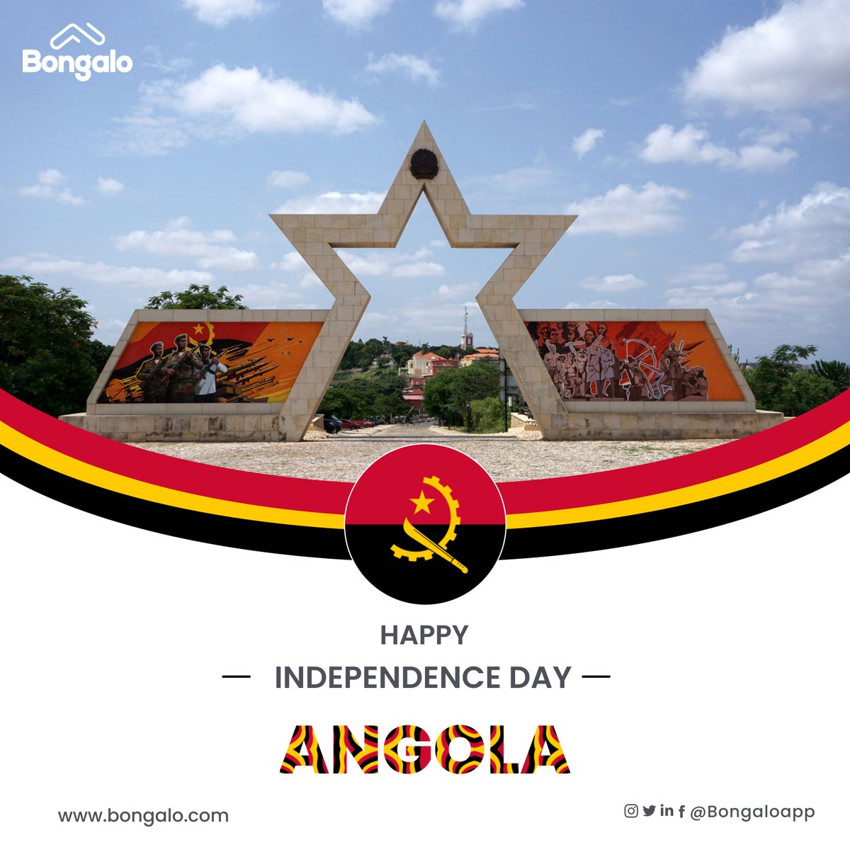 As Angola celebrates her 45th Independence from Portugal, we join the good people of Angola to celebrate this anniversary.
#Angola #IndependenceDay #angolaindependence #Africa
