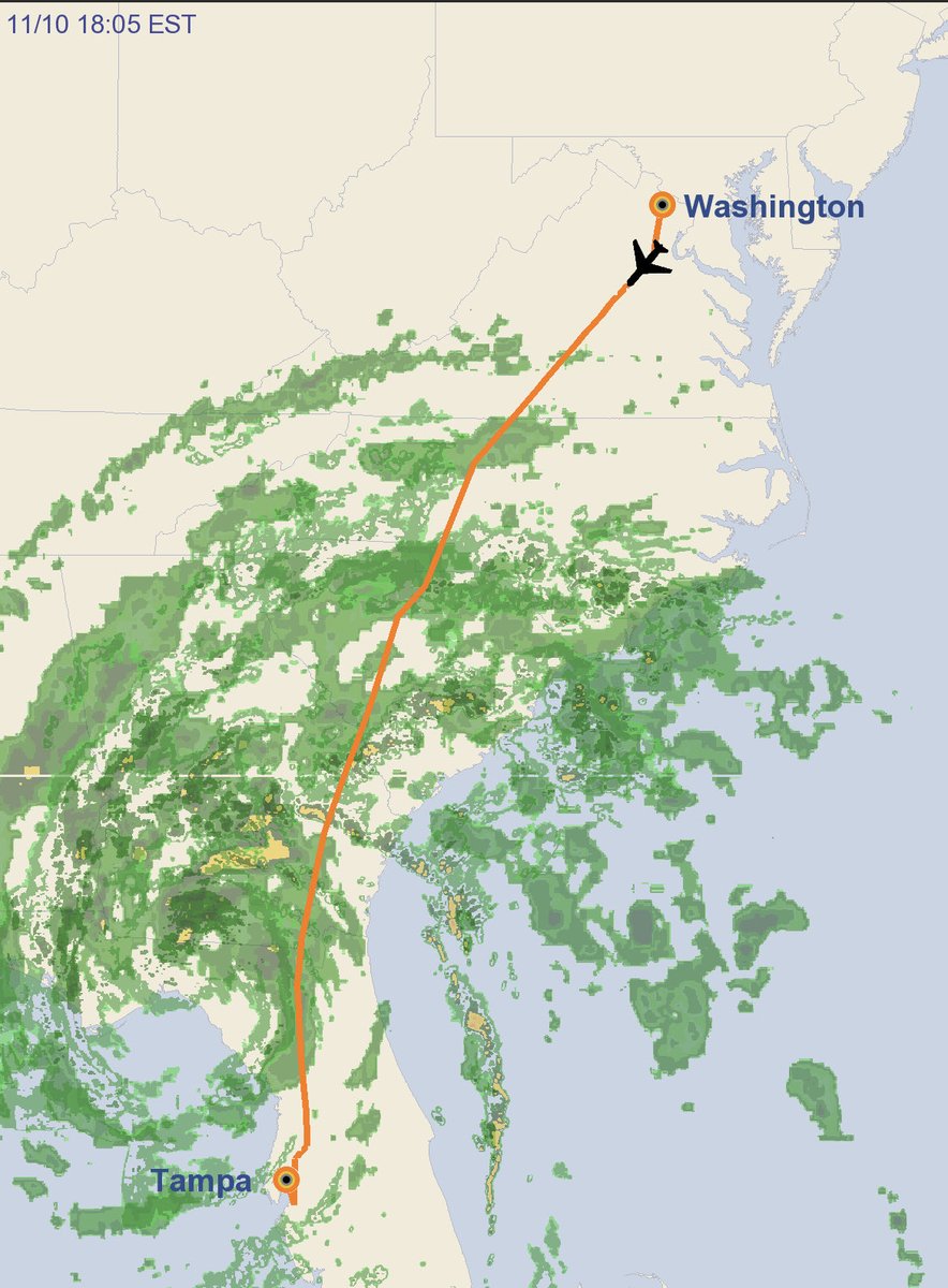 ⁦<a href="/united/">United Airlines</a>⁩ and ⁦<a href="/FlyTPA/">Tampa International Airport ✈️</a>⁩ thank you for getting me home. #HurricaneHunter