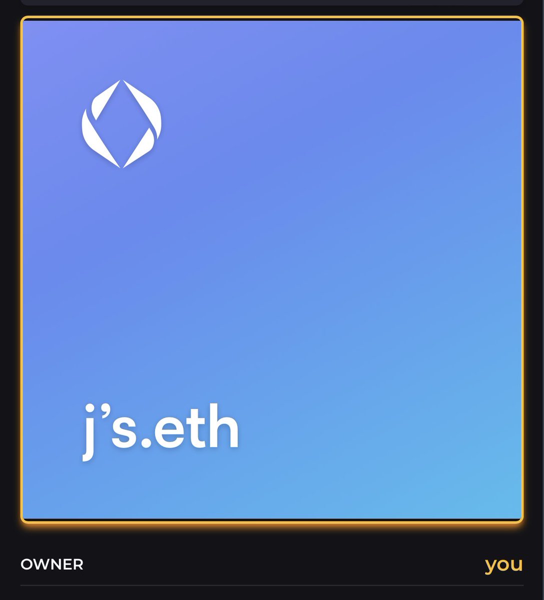 I love these new grails I grabbed. Love this category. Use case is endless.
#ENS #ENSdomains