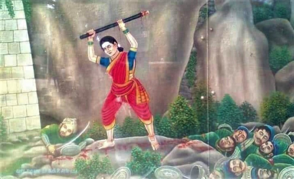 ShakunthalaHS's tweet photo. ಹೈದರಾಲಿ ಸೈನಿಕರನ್ನು ಸದೆಬಡಿದ ವೀರವನಿತೆ, ತಾಯ್ನಾಡಿಗಾಗಿ ಪ್ರಾಣವನ್ನೇ ಪಣಕ್ಕಿಟ್ಟ ಕೆಚ್ಚೆದೆಯ ಹೋರಾಟಗಾರ್ತಿ ಒನಕೆ ಓಬವ್ವ ಅವರ ಜಯಂತಿಯಂದು ನಮನಗಳು. 

#ಒನಕೆಓಬವ್ವ https://t.co/OtKaW7C7BF
