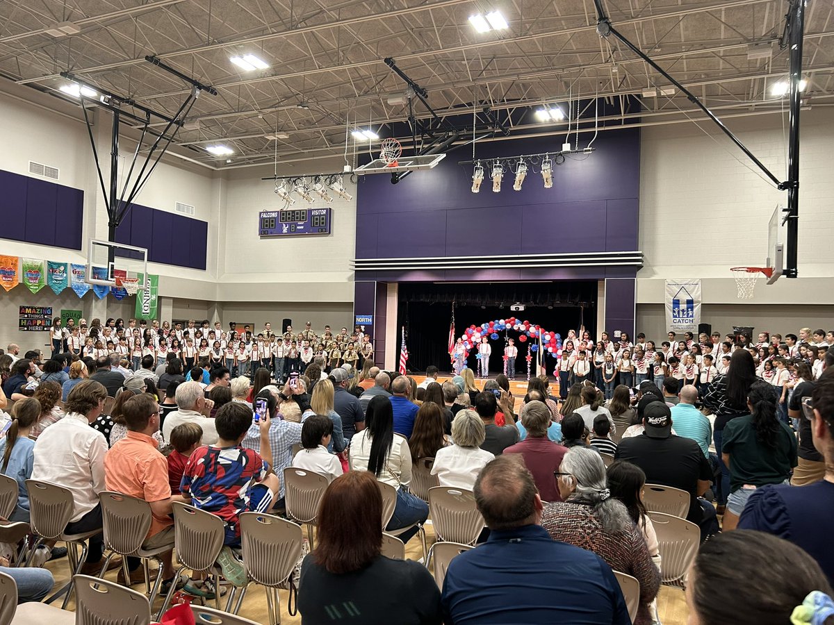 We are so proud of our 4th grade students for their wonderful tribute to our Veterans. Congratulations for a job well done. 

<a href="/GoodlettMusic/">Megan Goodlett</a> &amp; <a href="/MrPlumbMusic/">Bart Plumb</a> — we’re thankful for your dedication and investment of time! 

❤️🤍💙❤️🤍💙

#fielderpride
#weleadTX 
<a href="/katyisd/">Katy ISD</a>