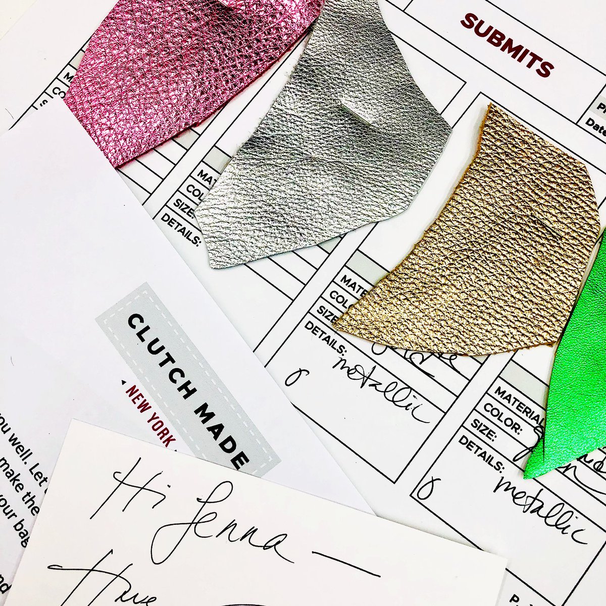 Find the perfect material for your collection! Learn more about our #sourcing services at clutchmade.com