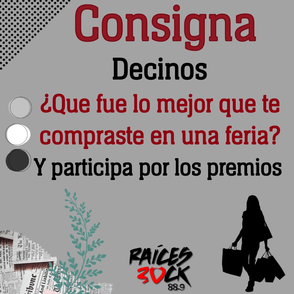 #Consigna #Eloestedespierta 
Decinos, ¿que fue lo mejor que te compraste en una feria? 
Y participa por los premios.