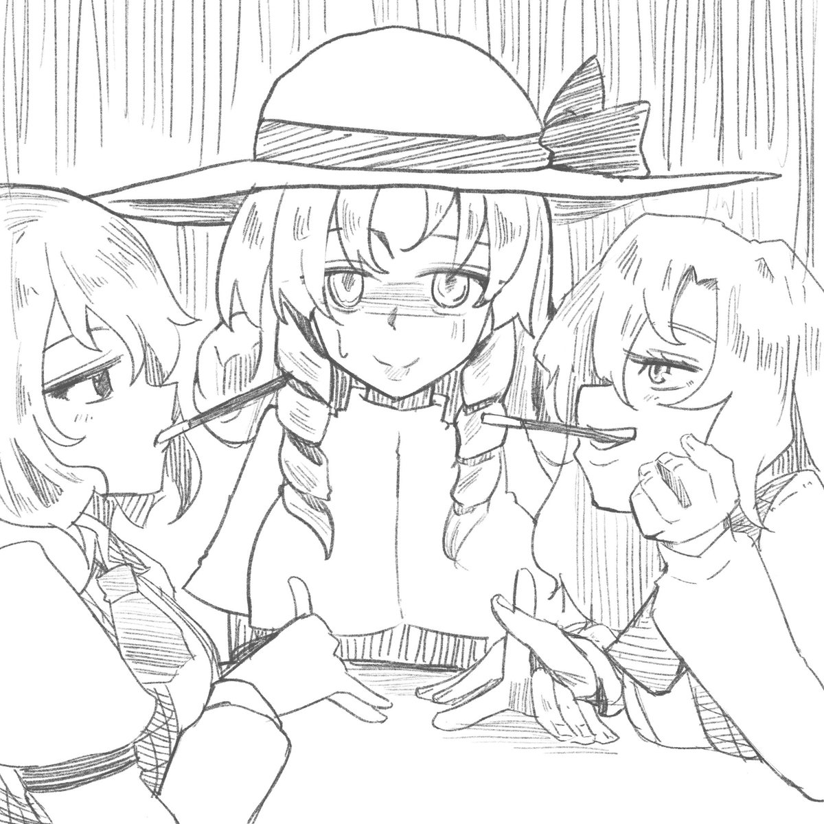 ポッキーの日再掲、指ポッキー。 