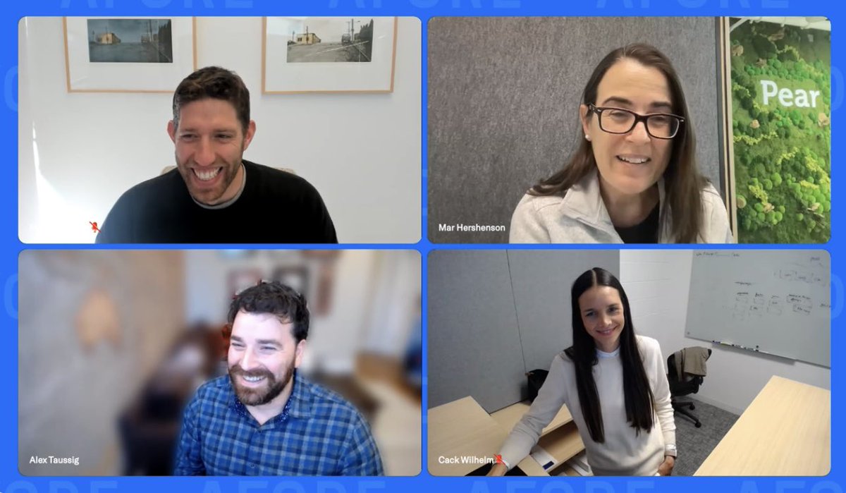 Love to see investors having sense of humor and enjoying support startups at every stage <a href="/MarHershenson/">Mar Hershenson</a> <a href="/CackF/">Cack Wilhelm</a> <a href="/Mark_Goldberg_/">Mark Goldberg</a> <a href="/ataussig/">Alex Taussig</a> thanks  <a href="/AforeVC/">Afore Capital</a> #PreSeedSummit 🙌🏻🙌🏻🙌🏻