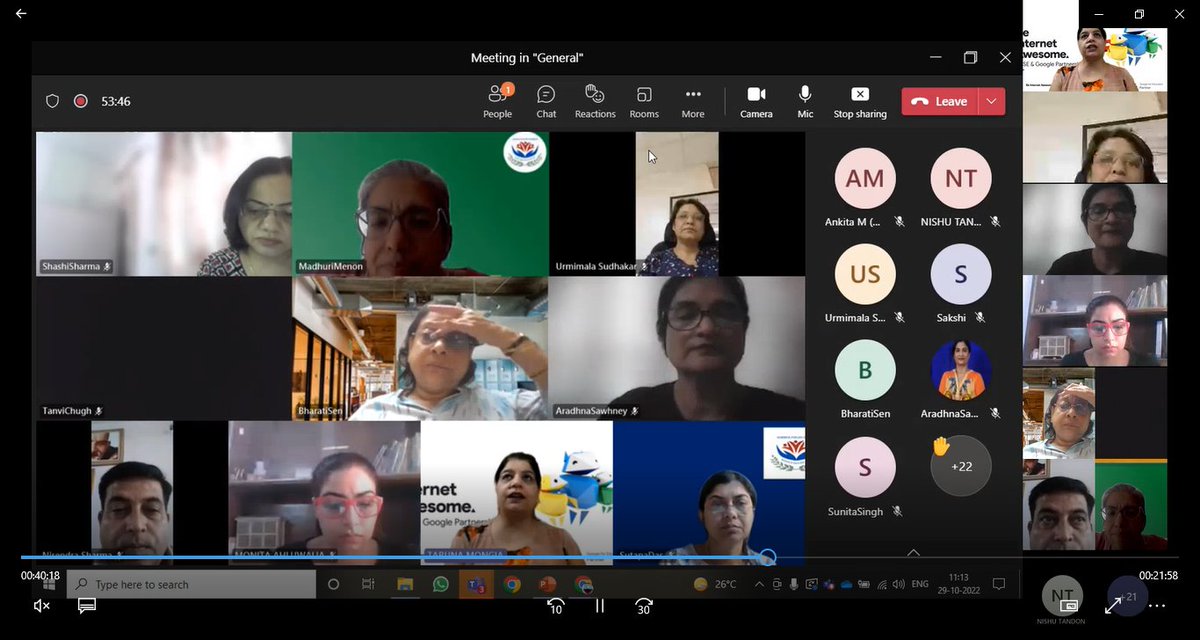 Proud to share the 'Master Trainer Certificate' for #BeInternetAwesome Session conducted for Teachers, School Students and for the students of  #Swashakti #Mahattattva <a href="/cbseindia29/">CBSE HQ</a> #CybersecurityAwarenessMonth