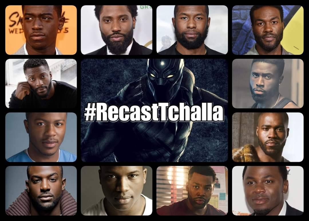 WarriorTChalla's tweet photo. I can do this all day #RecastTChalla #SaveTChalla #TChallaLives #DontKillTChalla #SayNoToRacistStereotypes #RestoreTChalla #ChadwickBoseman #VariantTChalla @Kevfeige @MarvelStudios @Marvel @theblackpanther https://t.co/lLbvFUBcVx