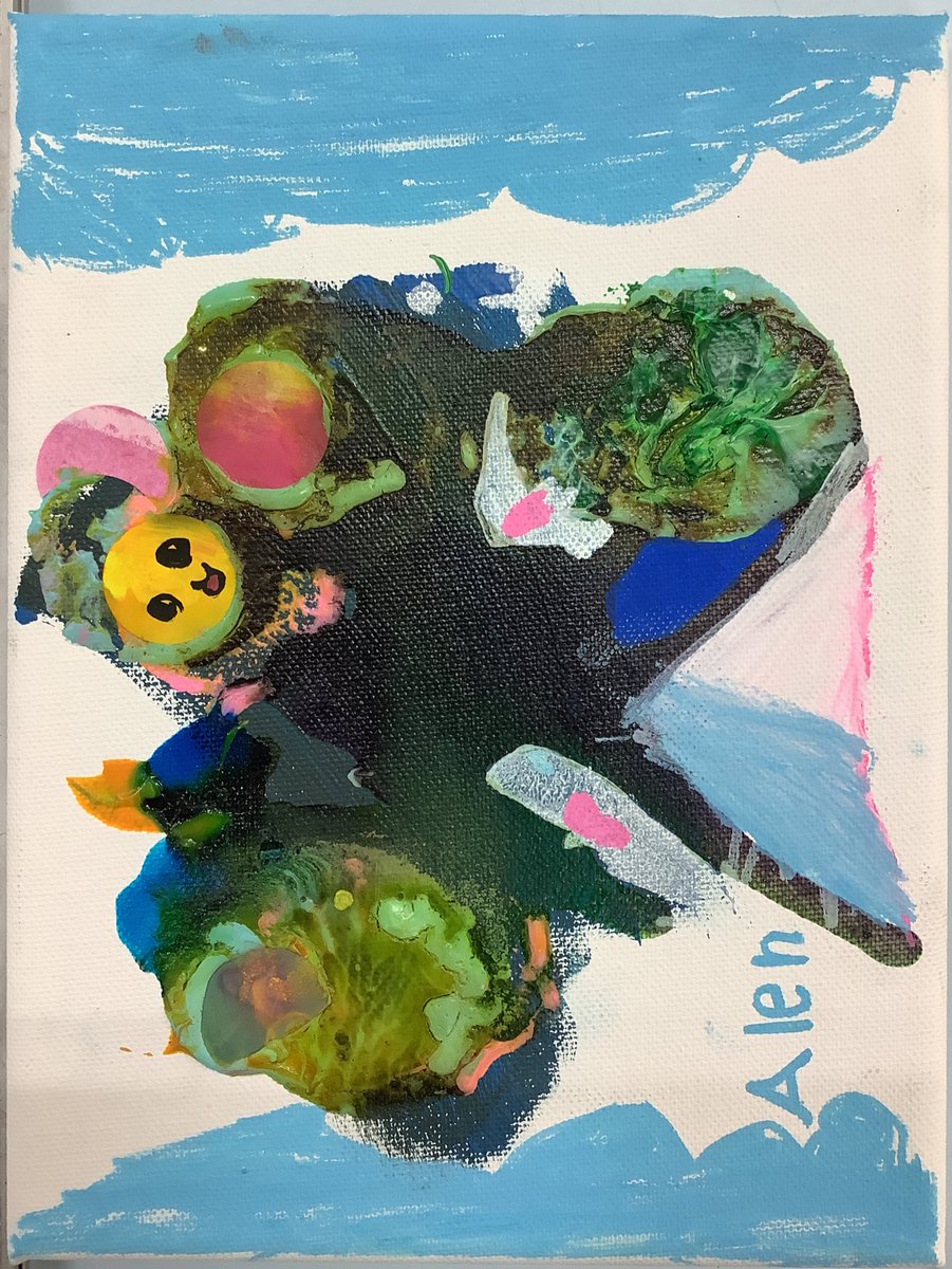 annadeibisu's tweet photo. Our year artists have so thoughtfully, constructed their artist canvases over 3 art classes, exploring, inventing and discovering, they’re incredible! #NISTis https://t.co/sc1ui0aaqX