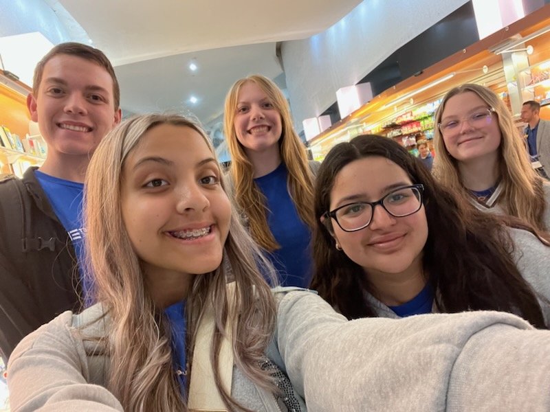 Oakland DECA officers on their way to DECA PowerTrip in DC, with a beautiful sunset as a bonus. Looking forward to the next couple of days.