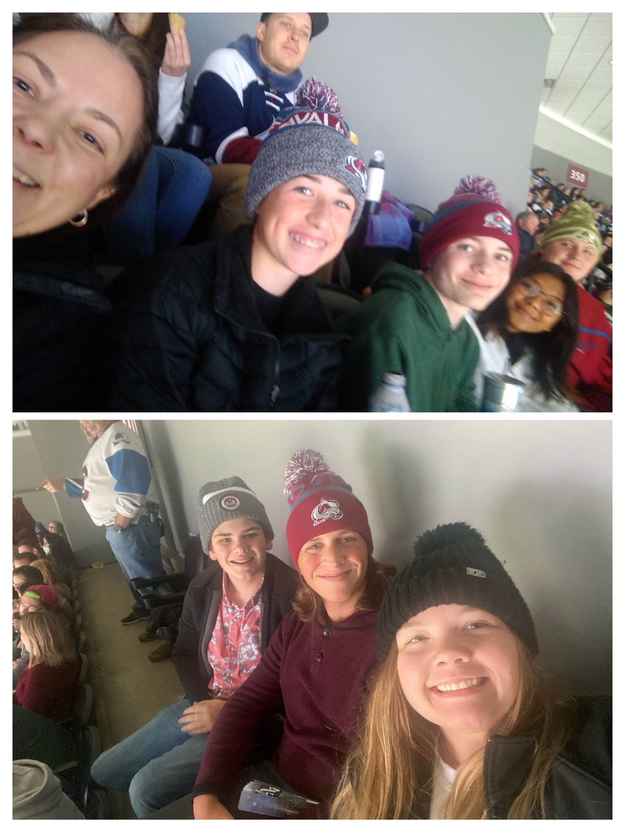 Kearney FBLA is enjoying the Colorado Avalanche game before conference activities start tomorrow. Nebraska FBLA <a href="/FBLA_National/">FBLA National</a> <a href="/KearneyHigh/">Kearney High School</a>