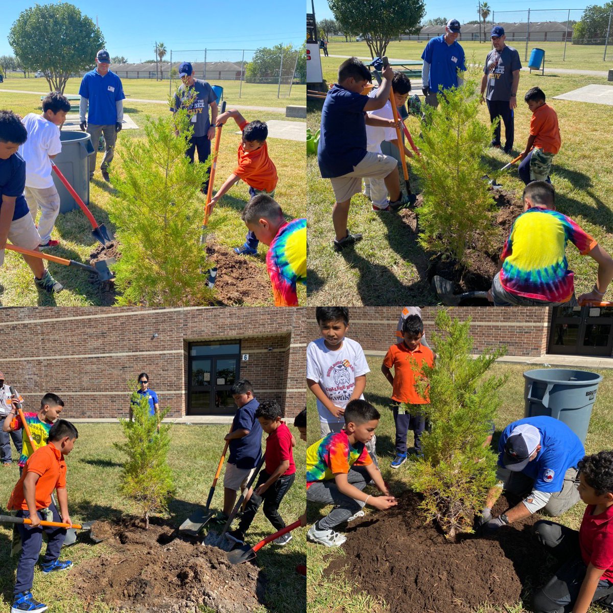 TeraeHarris's tweet image. Harris County Precint 4 presented Bush Elementary with a Legacy Tree! It is even more special because it was planted by our very own Boys’ Club students (and Mr. Malo 🙂) We are excited to see it grow over the years! @ajbushelem #legacytree @harriscounty #bettertogether