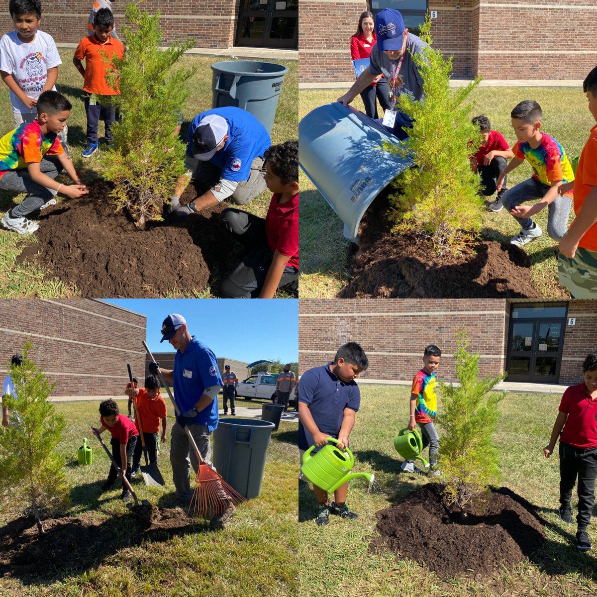 TeraeHarris's tweet image. Harris County Precint 4 presented Bush Elementary with a Legacy Tree! It is even more special because it was planted by our very own Boys’ Club students (and Mr. Malo 🙂) We are excited to see it grow over the years! @ajbushelem #legacytree @harriscounty #bettertogether