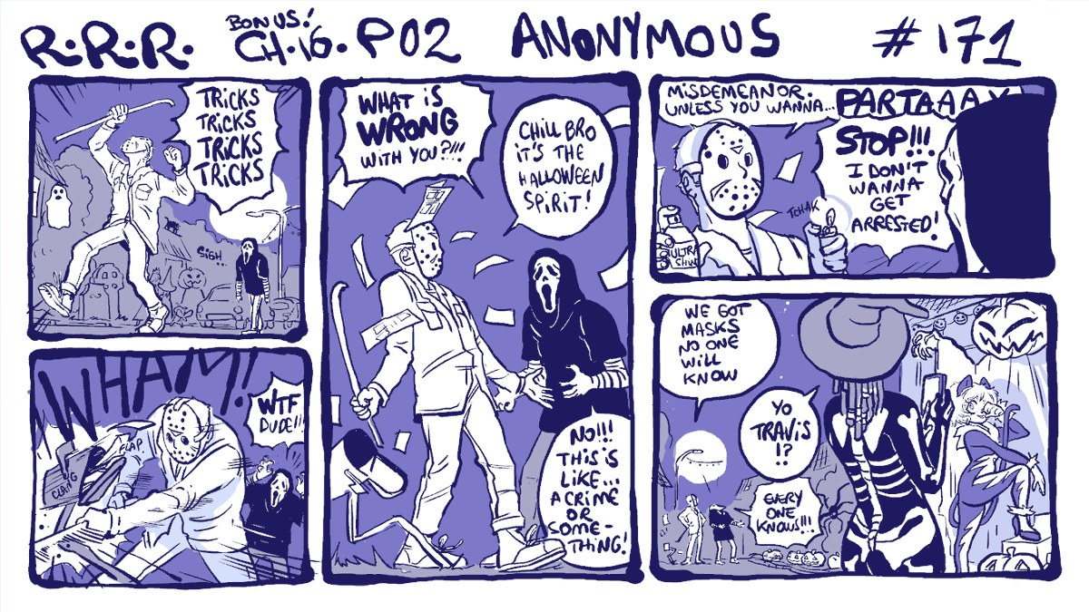 ch16 p 02 ! halloween bonus, listen, it's my comic, I make the rules and in #rodneyrrodney it's still halloween....