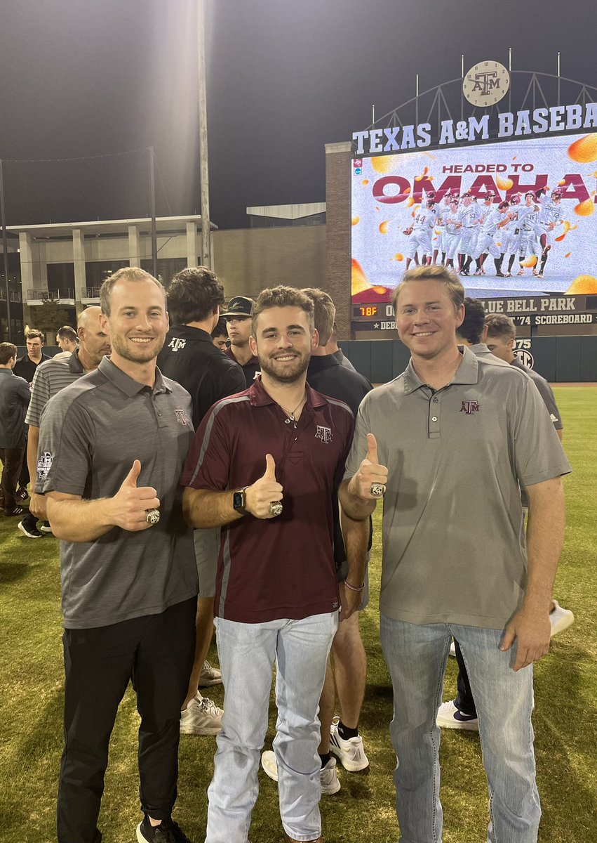 It’s an honor to be a part of such a special team #gigem 👍