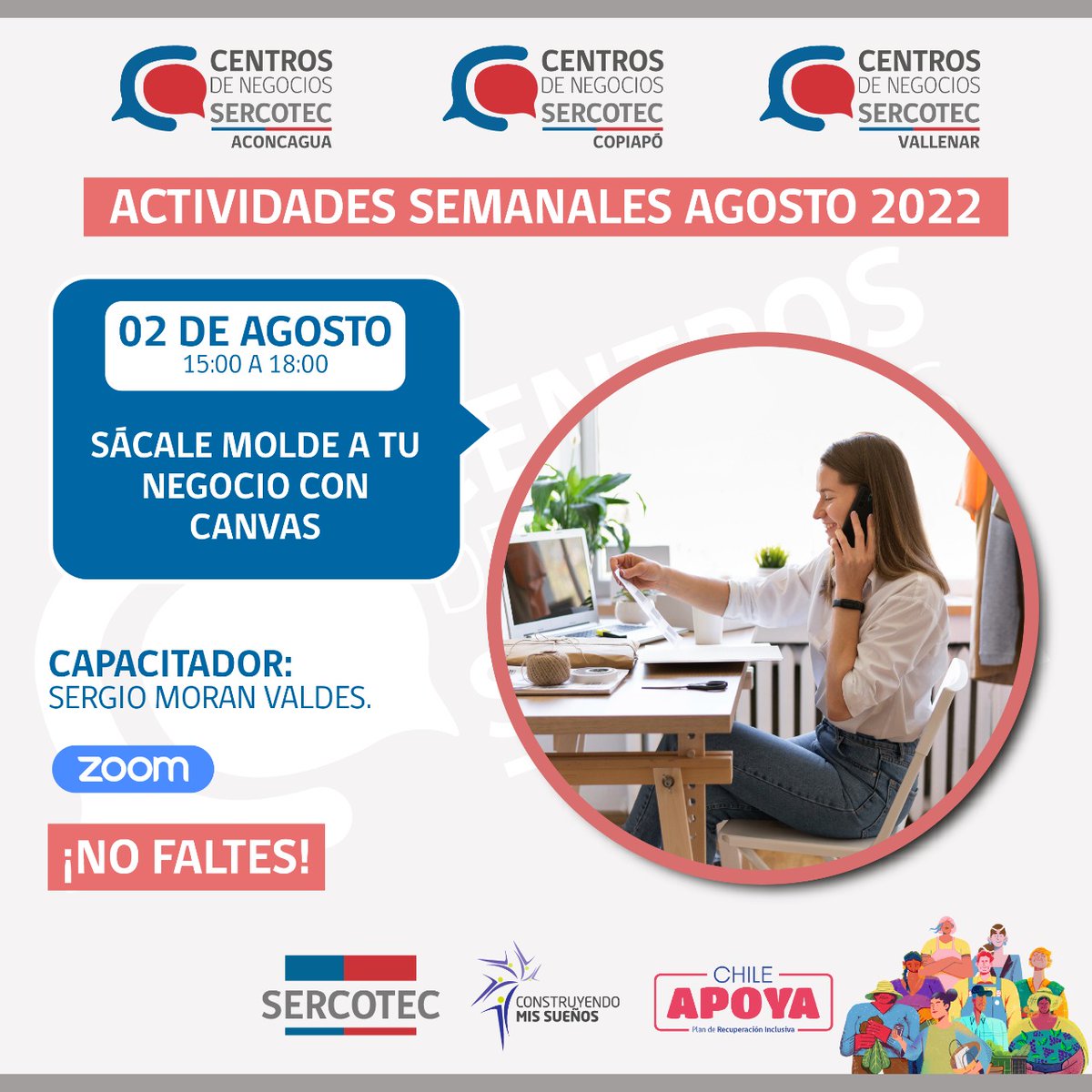 de_copiapo's tweet photo. Capacitaciones que destacaron en el mes de agosto 2022 en el CDN Sercotec Copiapó https://t.co/fUafse0WJu