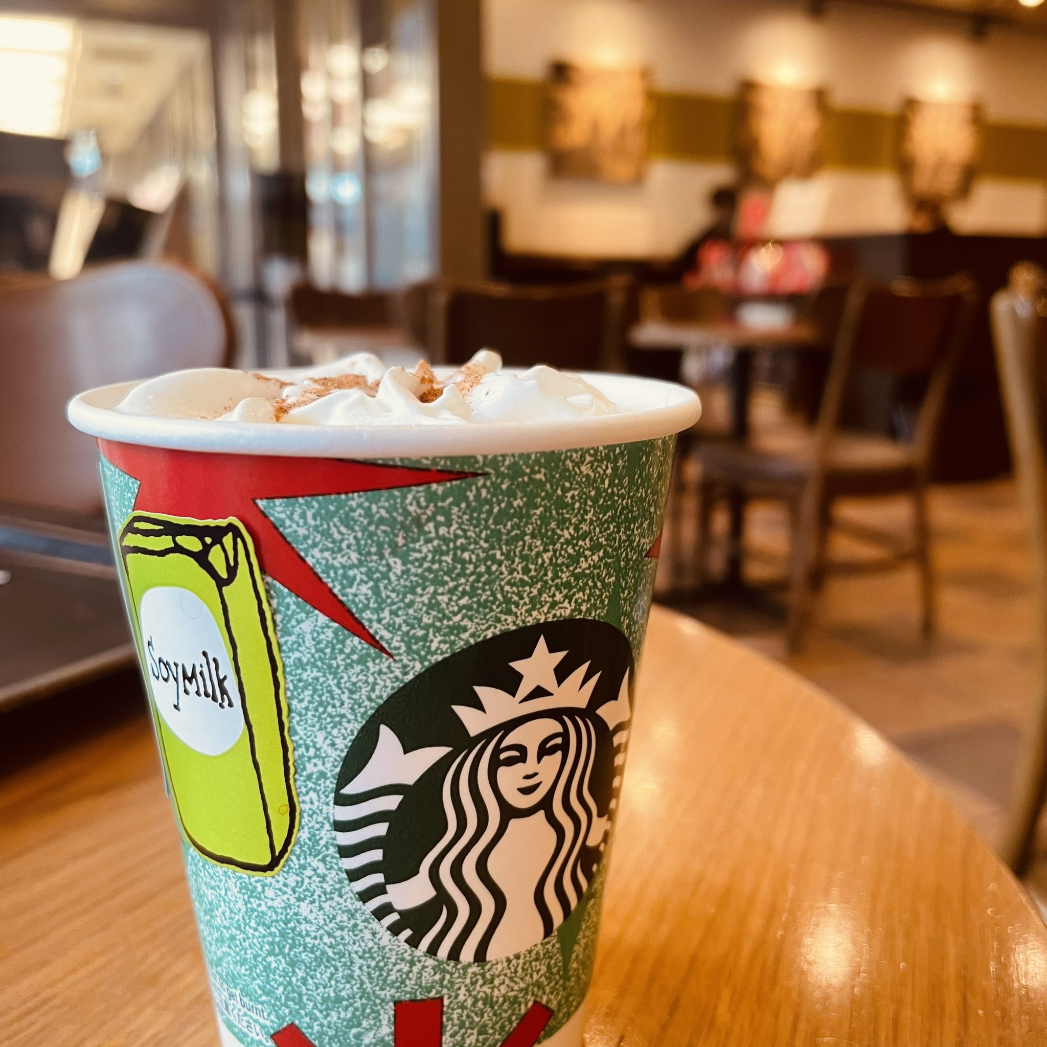 Miz Gingerbread Latte Soy Milk Amp Light Syrup Cafe Sumika写真部https T Co 6vfisc6hew Twitter