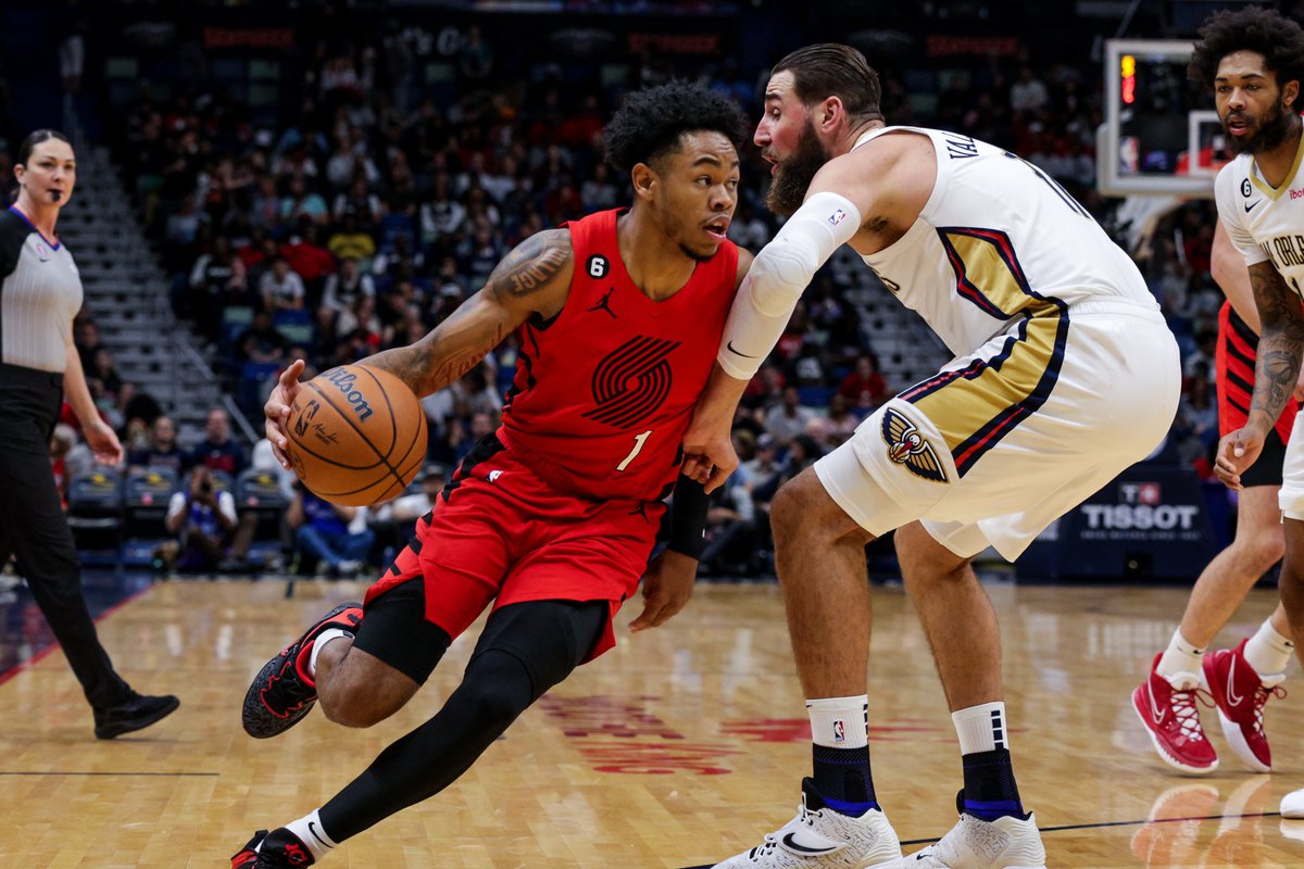 The Portland Trail Blazers took down the Pelicans without Damian Lillard or Jusuf Nurkic. 

The Pelicans were 9-point favorites, and the Trail Blazers are now 9-3 on the season, sitting in second place. https://t.co/Jm4hMVJly8