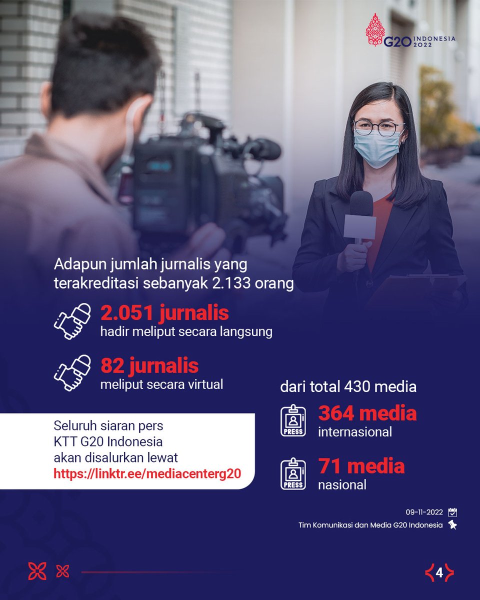 Persiapan menjelang #G20Indonesia semakin matang dengan adanya seluruh informasi untuk pelaksanaan KTT G20 di Bali. Yuk, simak infonya!