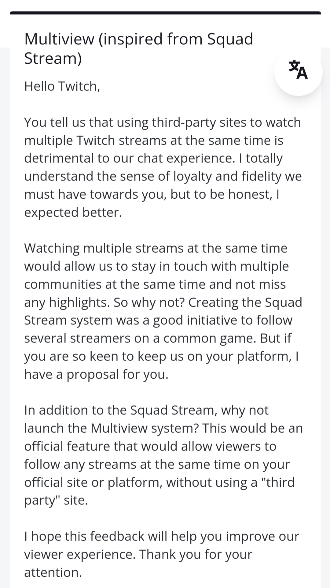 Fantawinterio Message For Twitch Amp Twitchsupport Multistream Twitch Multitwitch T Co Okezpoo6t4 Twitter