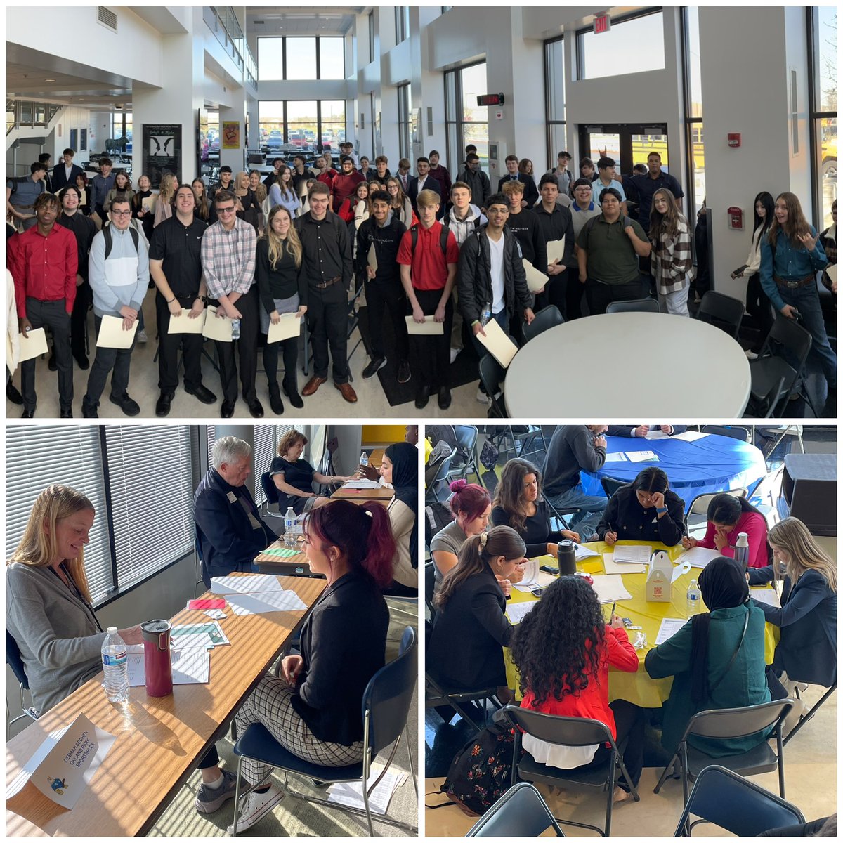 Great day for all the Stagg and Sandburg business students who participated in the Mock Interview Program and had a chance to practice their interviewing skills. Hard work pays off!
<a href="/StaggHighSchool/">Stagg High School</a> <a href="/SandburgHS/">Carl Sandburg H.S.</a> <a href="/CHSD230/">District 230</a>
