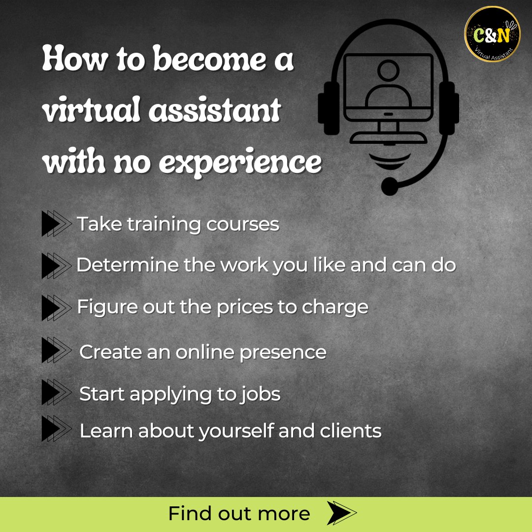nv_business's tweet photo. How to become a virtual assistant with no experience
π Geoffrey Whiting
Source: https://t.co/HPWWtKvQnl...
#cnvabusiness #virtualassistant #virtualassistantservicesforsmallbusinesses #virtualassistantforhire #virtualassistantlife #howtobecomeVA #VAthing #howto https://t.co/CpiUw8wBxO