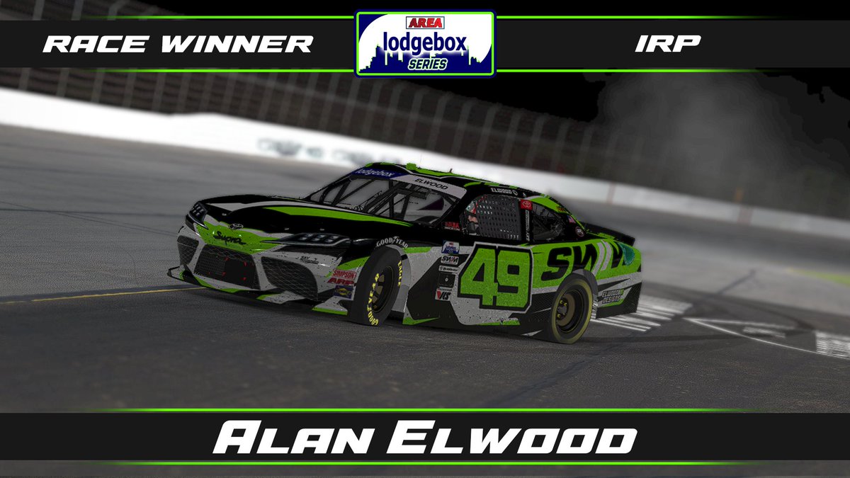 🏁✌️ Alan Elwood picks up his second win of the season tonight at Lucas Oil Raceway!