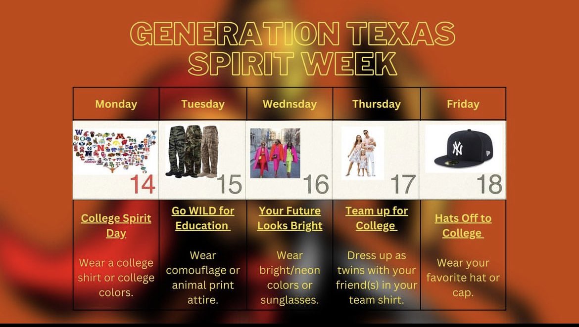 Generation Texas Spirit Week! #spiritweek #scarboroughhighschool #spartans #JROTC