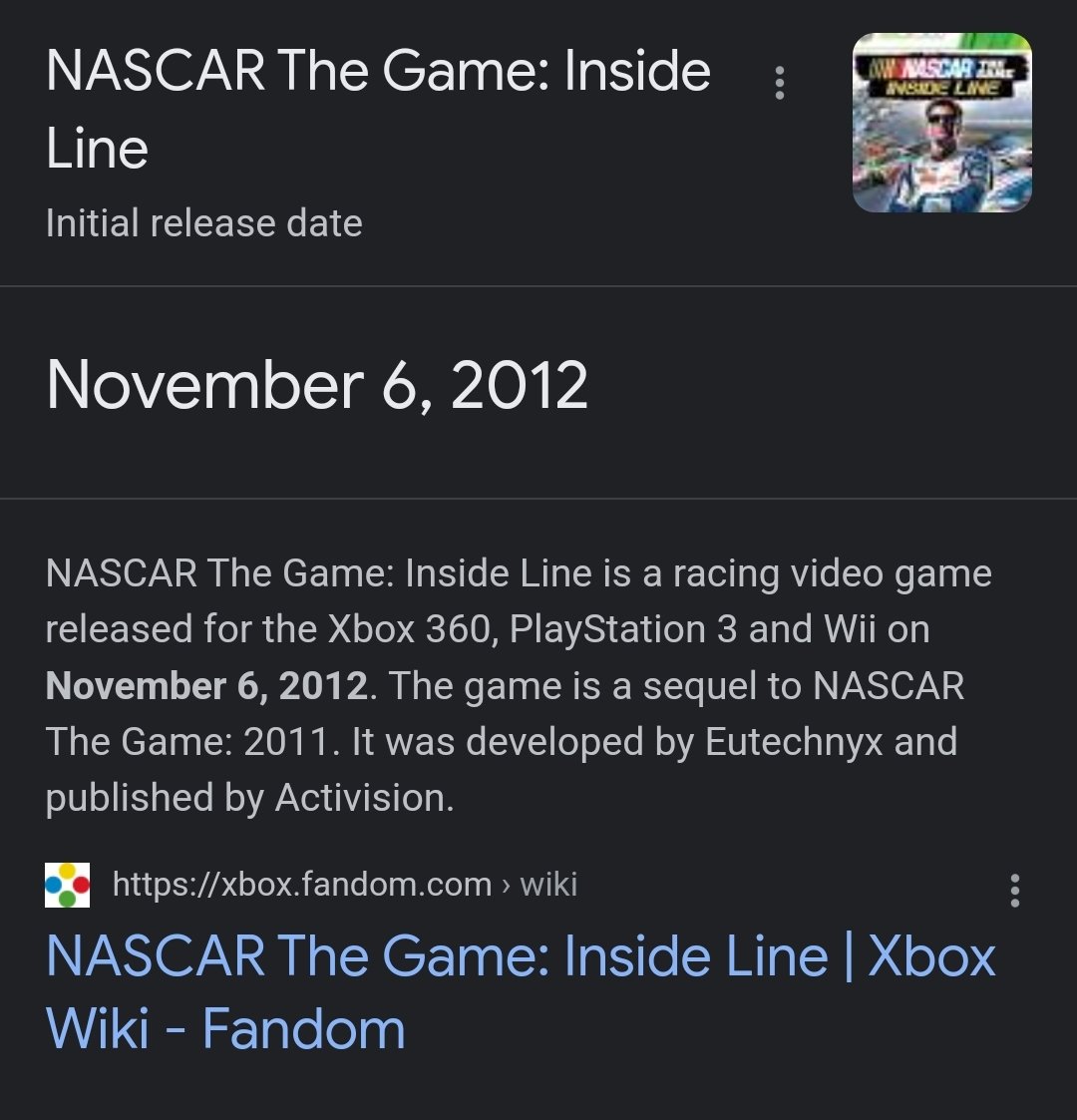 RacingFan2006 on Twitter: "THIS GAME IS 10 YEARS OLD NOW WHAT  https://t.co/uHH2vkhSLg" / Twitter
