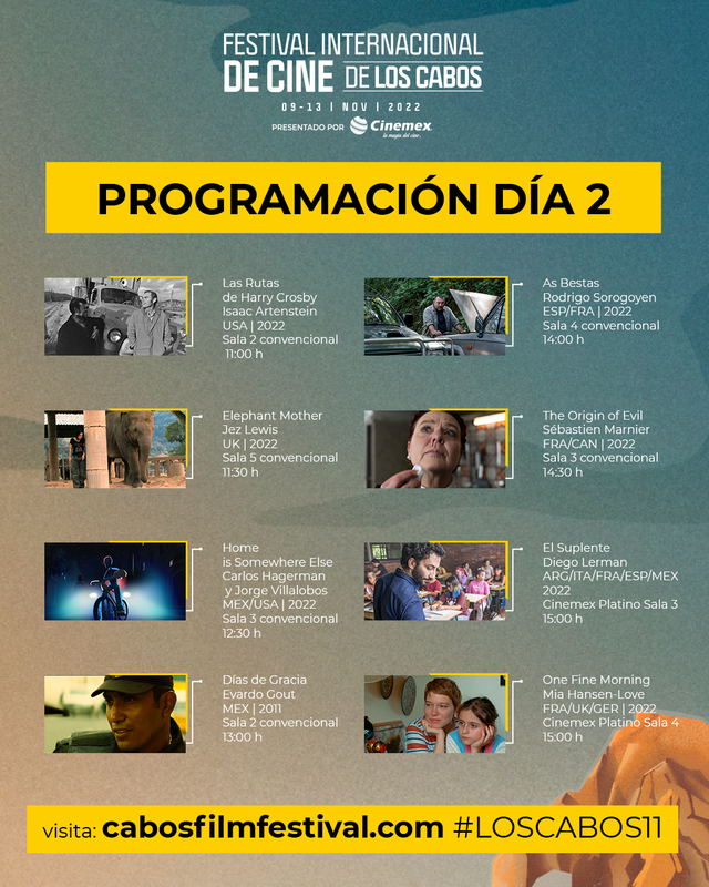 CulcoBCS's tweet photo. 👉 Desde Los Cabos Film

PROGRAMA FESTIVAL INTERNACIONAL DE CINE LOS CABOS

#CULCO #BCS #LosCabos11 https://t.co/N5K6m19NVO