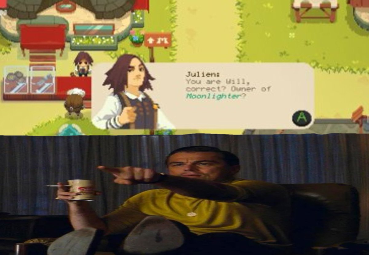 twitch.tv/David_Montage?… HE SAID IT! HE SAID THE NAME! #moonlighter #indiegame #games #streamer #twitchtv #chadgaming #monke #metalhead #beans #PS5 #commentary #goodvibes #livestreaming #MEMES #memesdaily #memes2022 #memeslover #Memes_Of_The_Dank #shitposter #cringe #dank #dumb